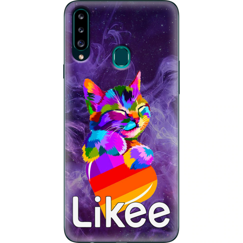 Чехол Uprint Samsung A207 Galaxy A20s Likee Cat