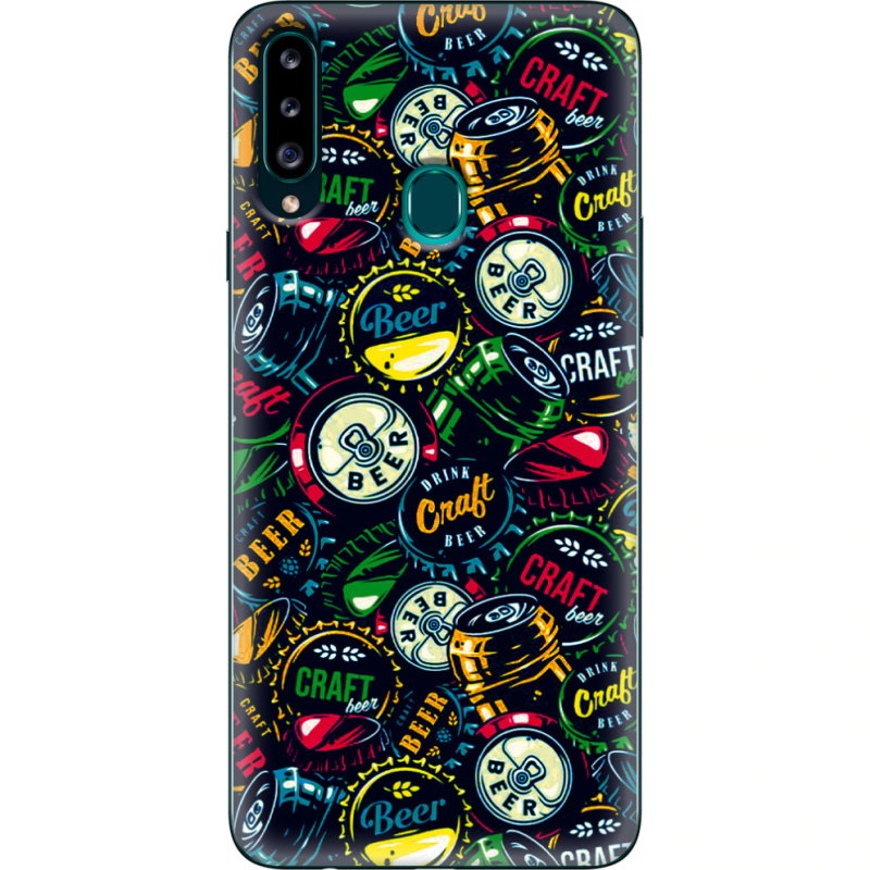 Чехол Uprint Samsung A207 Galaxy A20s Bottle Caps