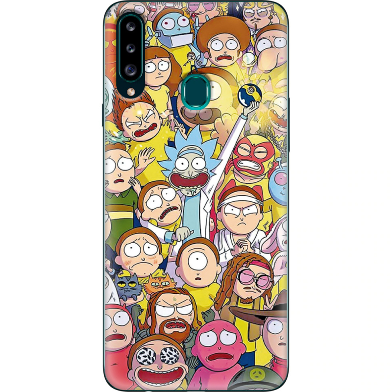 Чехол Uprint Samsung A207 Galaxy A20s Rick and Morty