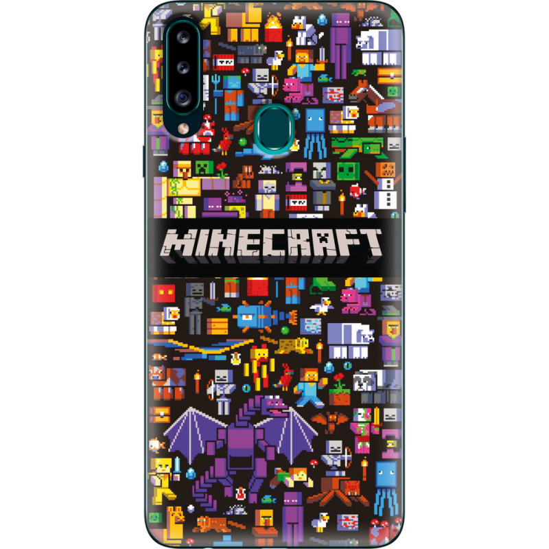 Чехол Uprint Samsung A207 Galaxy A20s Minecraft Mobbery