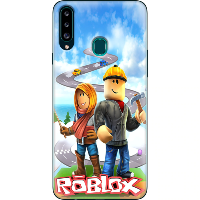 Чехол Uprint Samsung A207 Galaxy A20s Roblox Білдерман