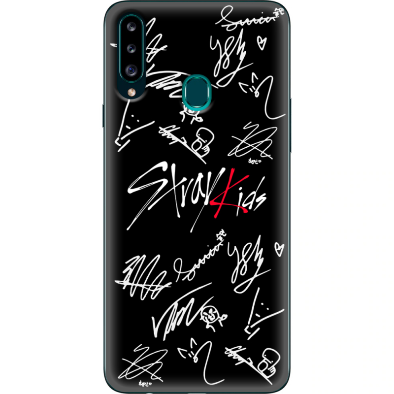 Чехол Uprint Samsung A207 Galaxy A20s Stray Kids автограф
