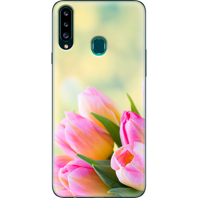 Чехол Uprint Samsung A207 Galaxy A20s Bouquet of Tulips