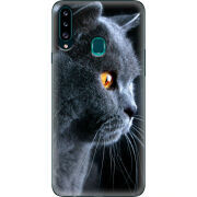 Чехол Uprint Samsung A207 Galaxy A20s English cat