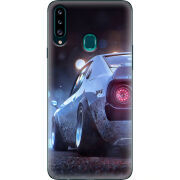 Чехол Uprint Samsung A207 Galaxy A20s Silver Car