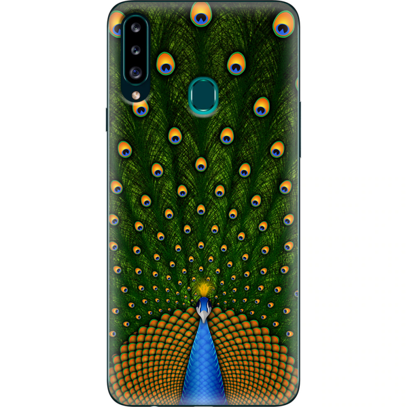 Чехол Uprint Samsung A207 Galaxy A20s Peacocks Tail