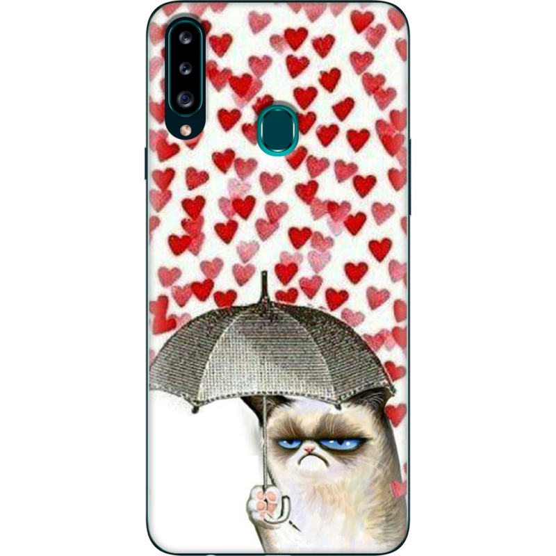 Чехол Uprint Samsung A207 Galaxy A20s Raining Hearts