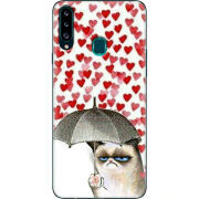 Чехол Uprint Samsung A207 Galaxy A20s Raining Hearts