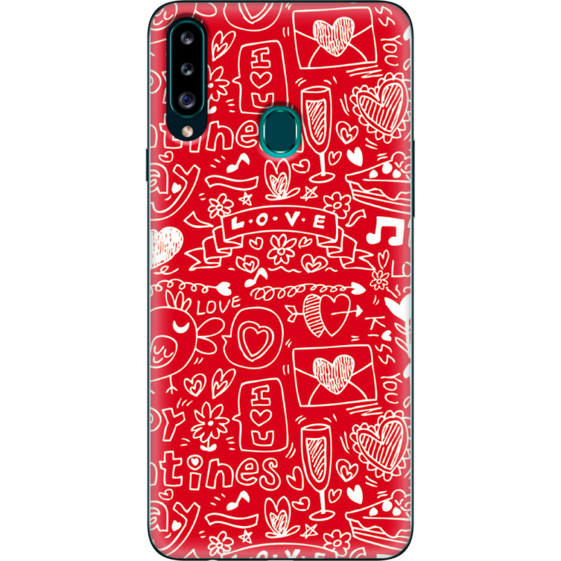 Чехол Uprint Samsung A207 Galaxy A20s Happy Valentines