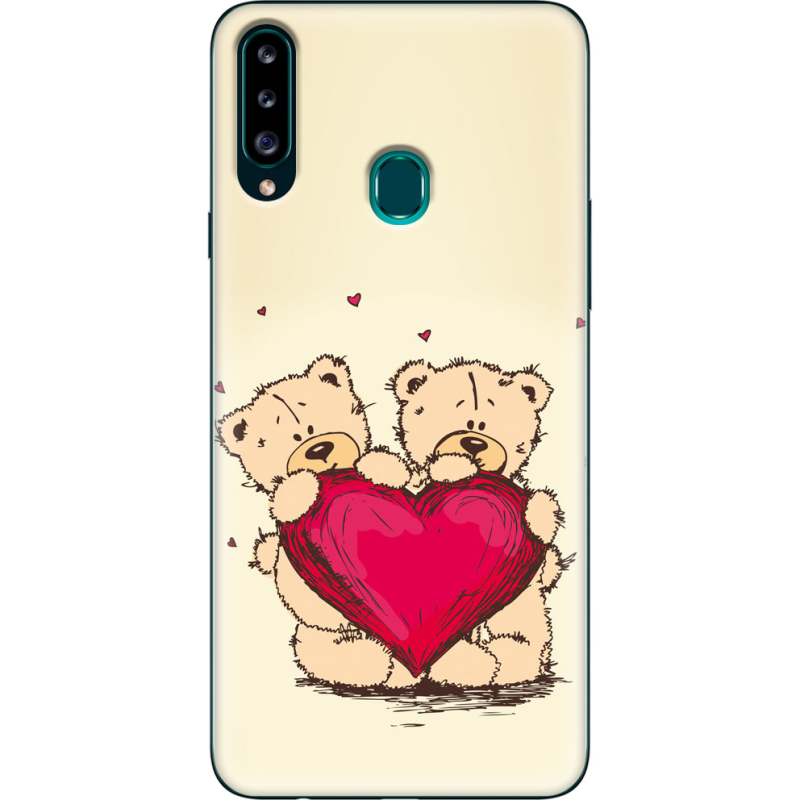 Чехол Uprint Samsung A207 Galaxy A20s Teddy Bear Love