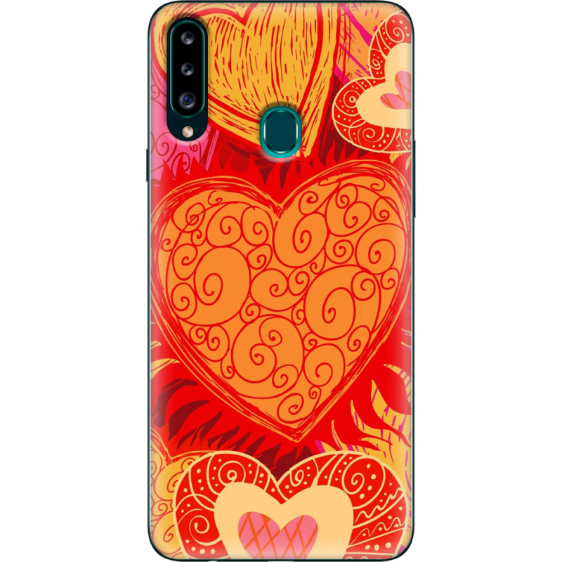 Чехол Uprint Samsung A207 Galaxy A20s Warm Hearts