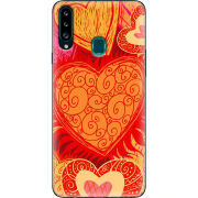 Чехол Uprint Samsung A207 Galaxy A20s Warm Hearts