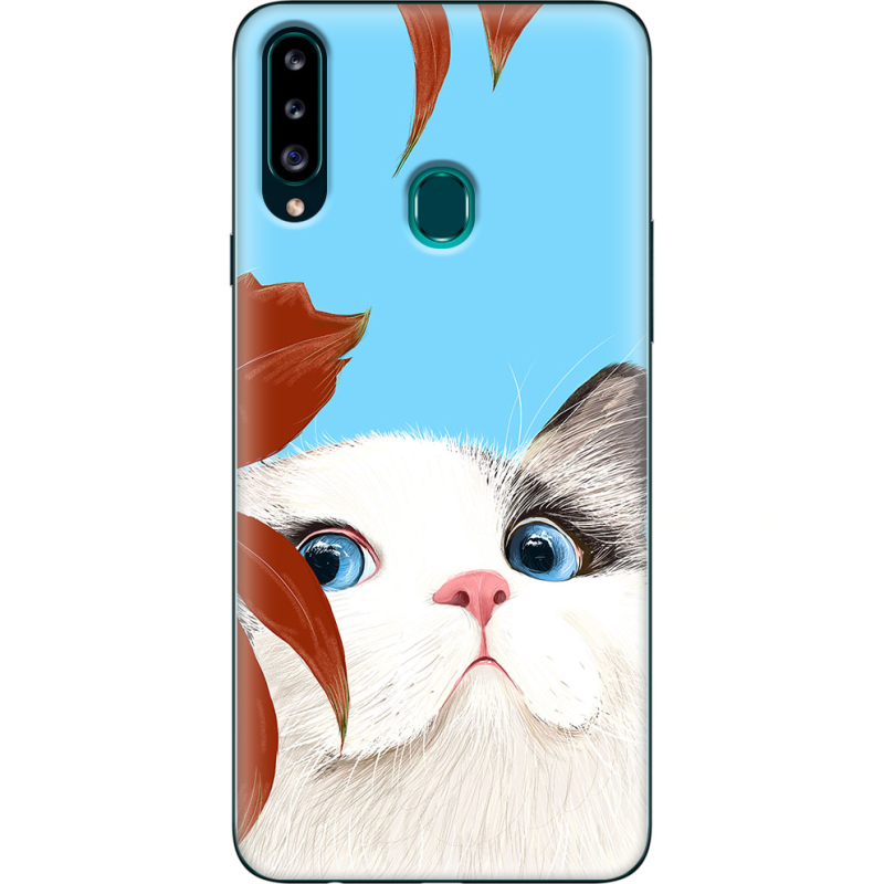 Чехол Uprint Samsung A207 Galaxy A20s Wondering Cat