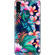 Чехол Uprint Samsung A207 Galaxy A20s flowers in the tropics