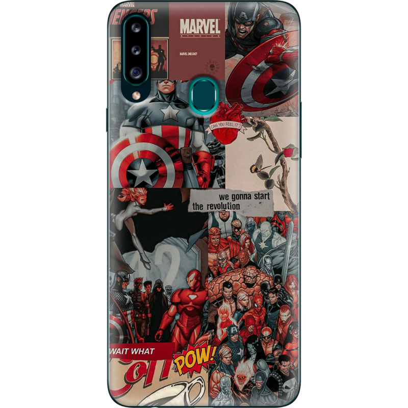 Чехол Uprint Samsung A207 Galaxy A20s Marvel Avengers