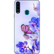 Чехол Uprint Samsung A207 Galaxy A20s Orchids and Butterflies