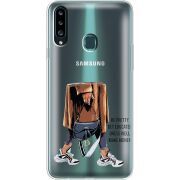 Прозрачный чехол Uprint Samsung A207 Galaxy A20s Motivation