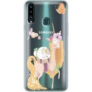 Прозрачный чехол Uprint Samsung A207 Galaxy A20s Uni Blonde
