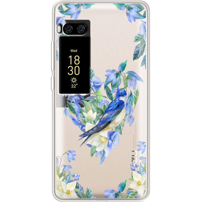 Прозрачный чехол Uprint Meizu Pro 7 Plus Spring Bird