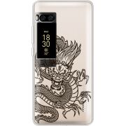 Прозрачный чехол Uprint Meizu Pro 7 Plus Chinese Dragon