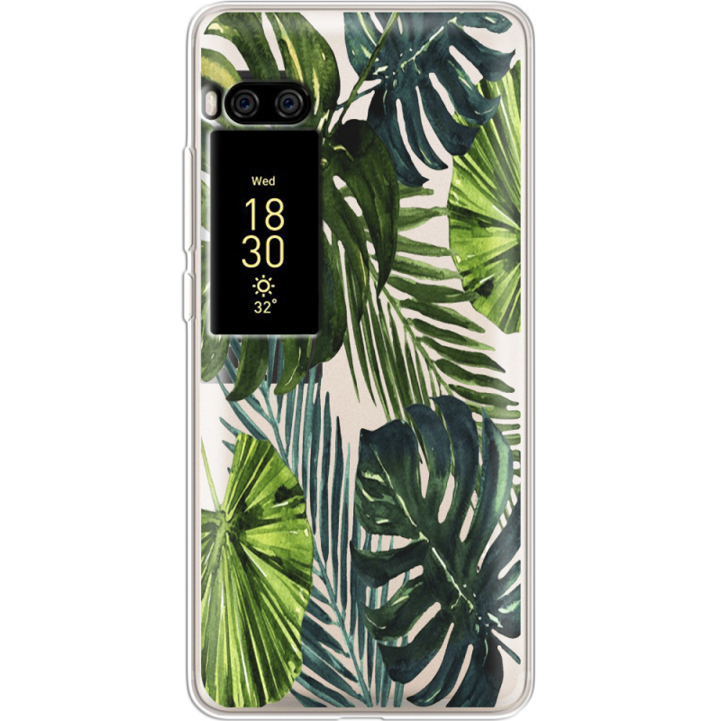 Прозрачный чехол Uprint Meizu Pro 7 Plus Palm Tree