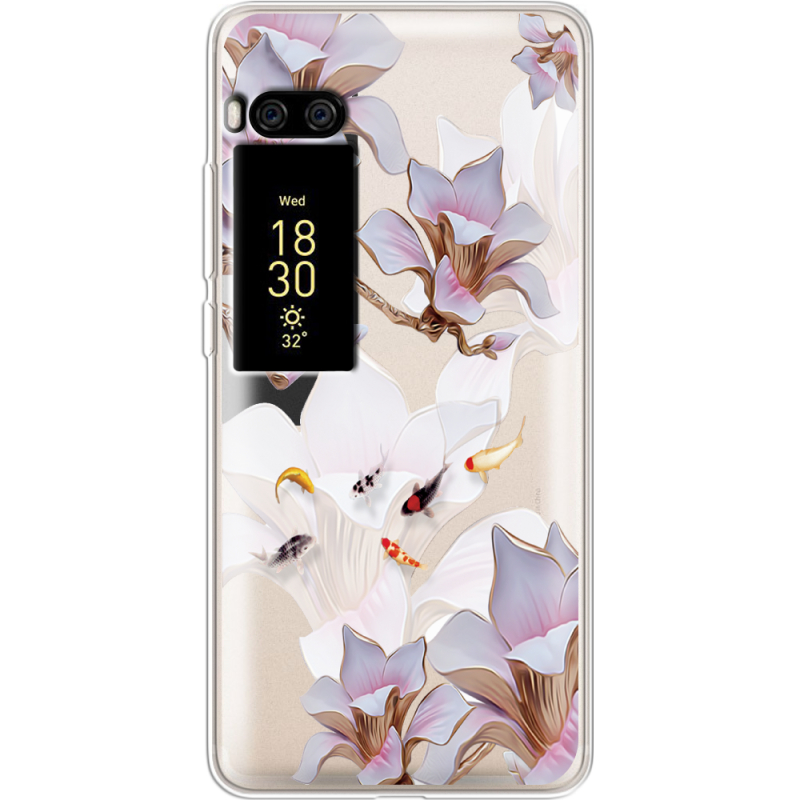 Прозрачный чехол Uprint Meizu Pro 7 Plus Chinese Magnolia