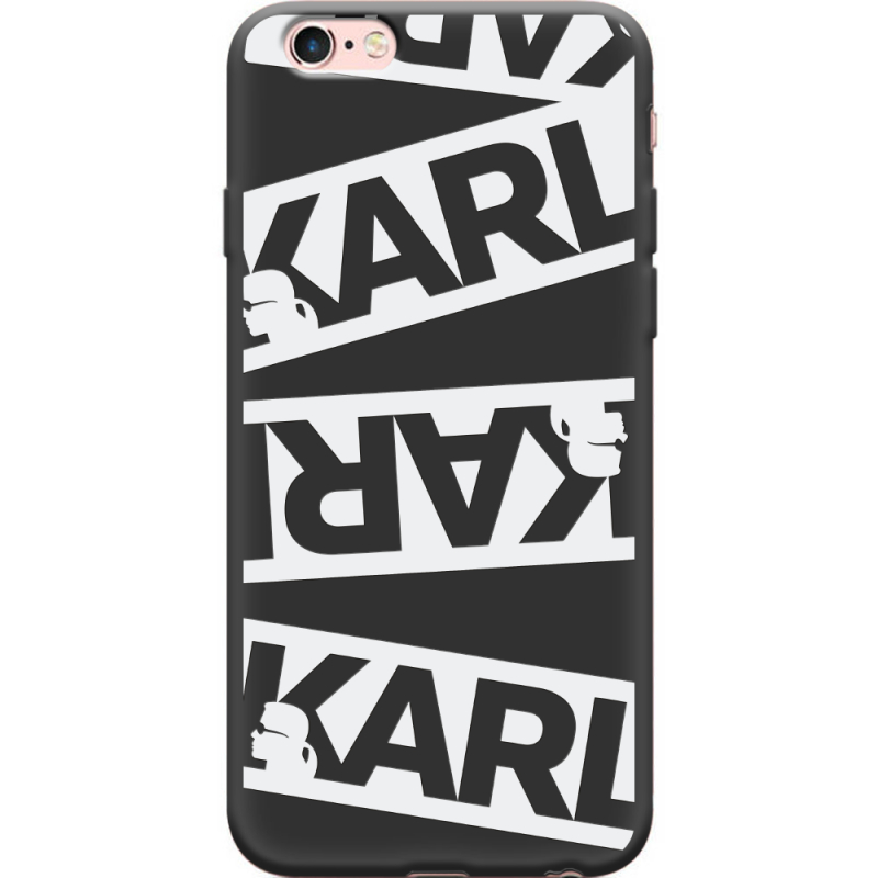 Черный чехол Uprint Apple iPhone 6 / 6s White Karl