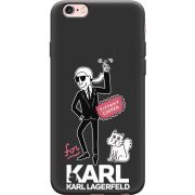 Черный чехол Uprint Apple iPhone 6 / 6s For Karl