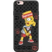 Черный чехол Uprint Apple iPhone 6 / 6s Yellow Fun