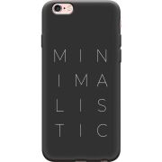 Черный чехол Uprint Apple iPhone 6 / 6s Minimalistic