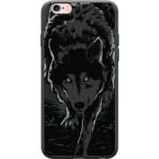 Черный чехол Uprint Apple iPhone 6 / 6s Wolf