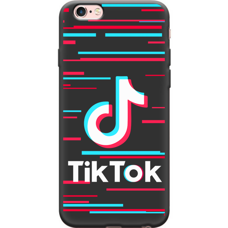 Черный чехол Uprint Apple iPhone 6 / 6s Tik Tok