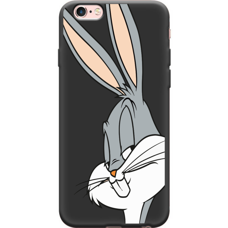 Черный чехол Uprint Apple iPhone 6 / 6s Lucky Rabbit