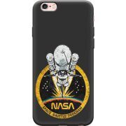 Черный чехол Uprint Apple iPhone 6 / 6s NASA Spaceship