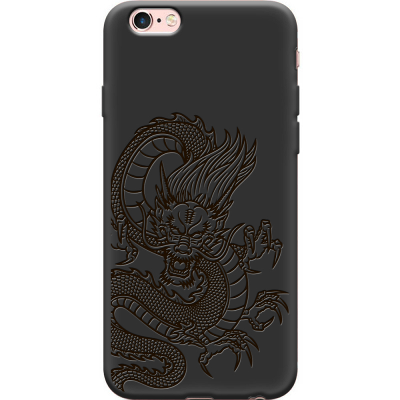 Черный чехол Uprint Apple iPhone 6 / 6s Chinese Dragon