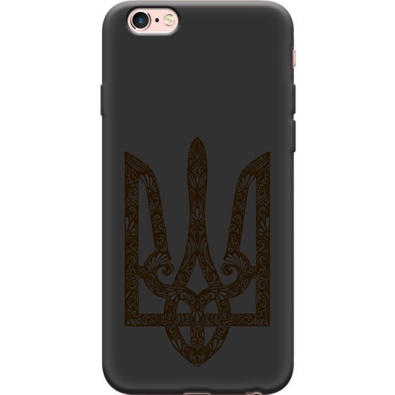 Черный чехол Uprint Apple iPhone 6 / 6s Ukrainian Trident