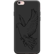 Черный чехол Uprint Apple iPhone 6 / 6s Dove