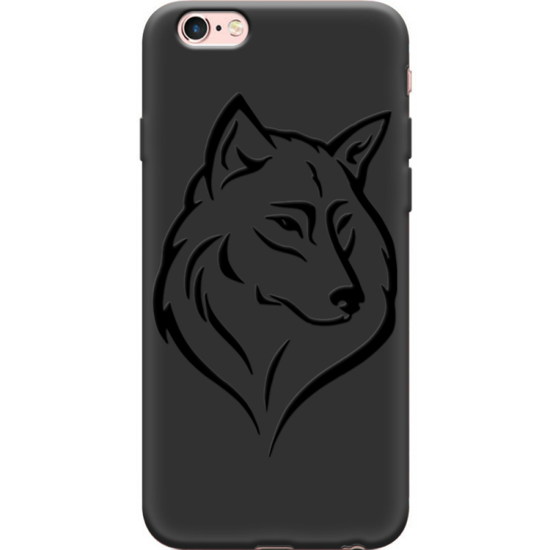 Черный чехол Uprint Apple iPhone 6 / 6s Wolf