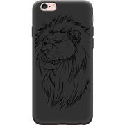 Черный чехол Uprint Apple iPhone 6 / 6s Lion
