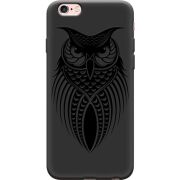 Черный чехол Uprint Apple iPhone 6 / 6s Owl