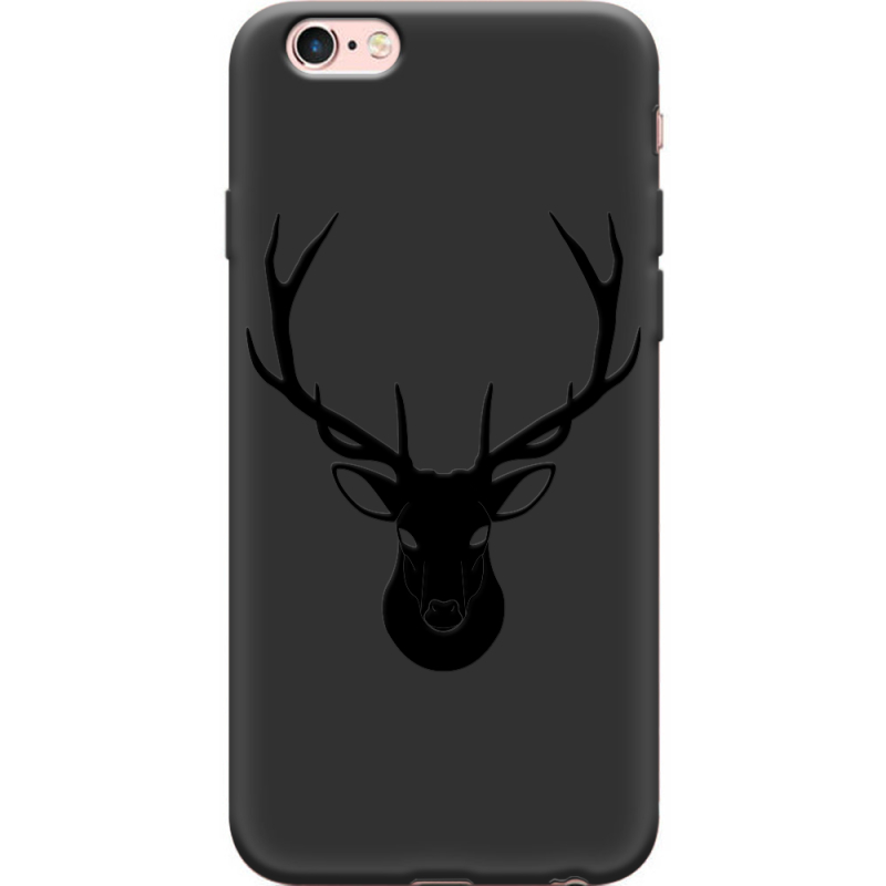 Черный чехол Uprint Apple iPhone 6 / 6s Deer