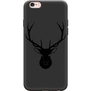 Черный чехол Uprint Apple iPhone 6 / 6s Deer