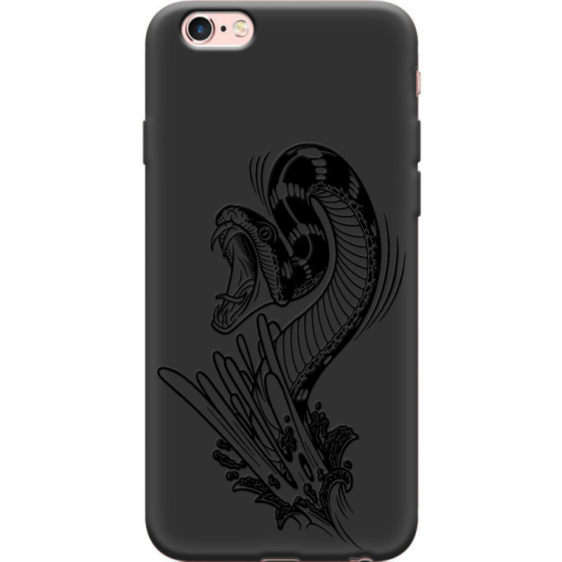 Черный чехол Uprint Apple iPhone 6 / 6s Snake