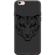 Черный чехол Uprint Apple iPhone 6 / 6s Tiger