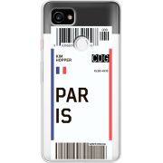Прозрачный чехол Uprint Google Pixel 2 XL Ticket Paris