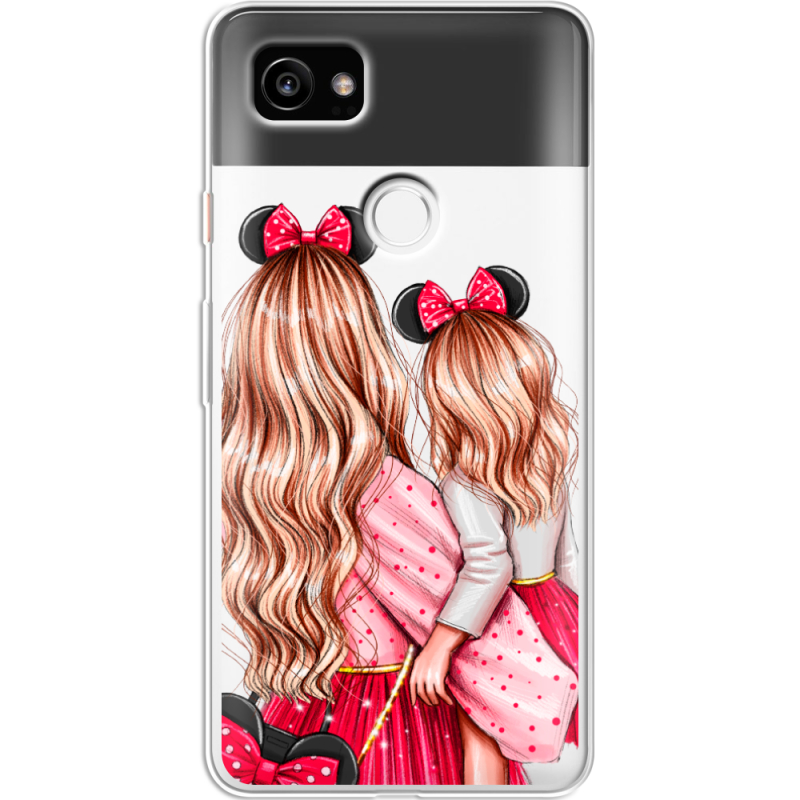 Прозрачный чехол Uprint Google Pixel 2 XL Mouse Girls