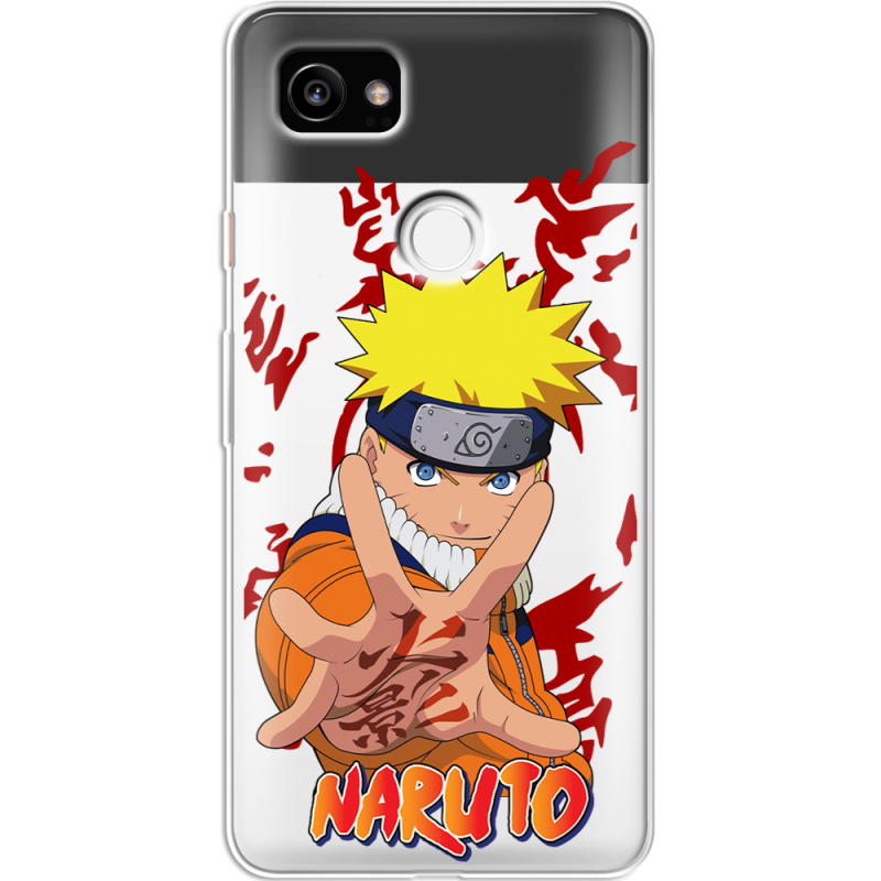 Прозрачный чехол Uprint Google Pixel 2 XL Naruto