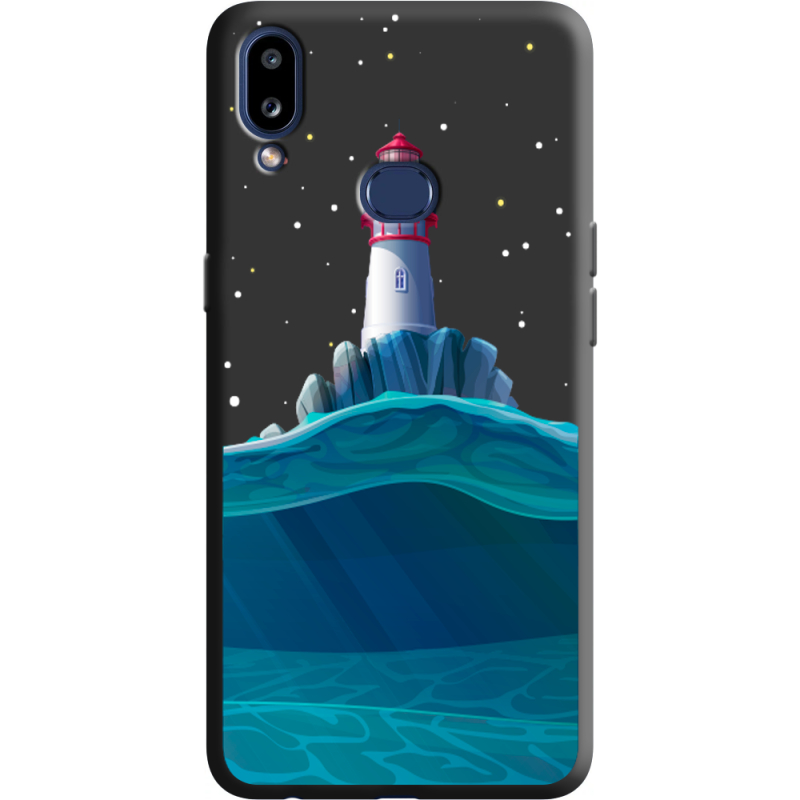 Черный чехол Uprint Samsung A107 Galaxy A10s Lighthouse