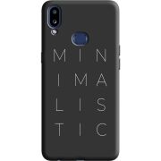 Черный чехол Uprint Samsung A107 Galaxy A10s Minimalistic