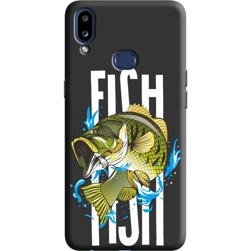 Черный чехол Uprint Samsung A107 Galaxy A10s Fish